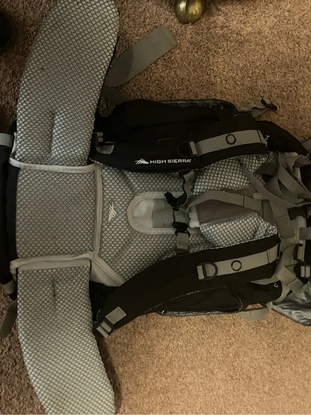 High Sierra Avenger 45 liter multi day hiking back pack , internal frame